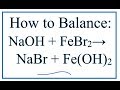 Balancing Chemical Reactions and Ions