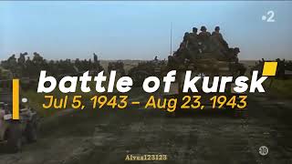 battle of kursk - WW2 Edit!