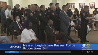 Nassau County Legislature Passes Controversial Bill Allowing Police Officers To Sue Protesters
