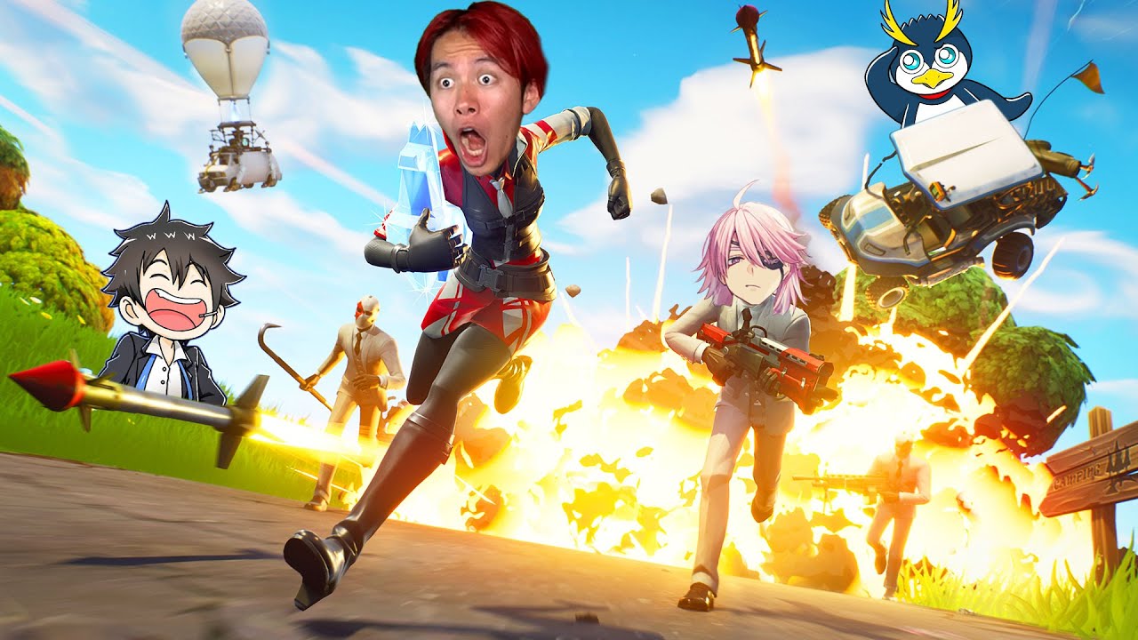 Who can escape the match first!?【Fortnite】 - YouTube