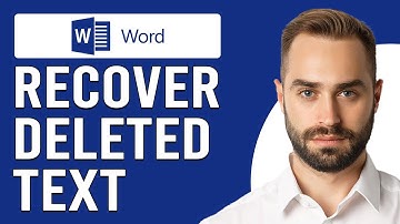 How To Recover Deleted Text In Ms Word (How To Restore Deleted Text In Ms Word)