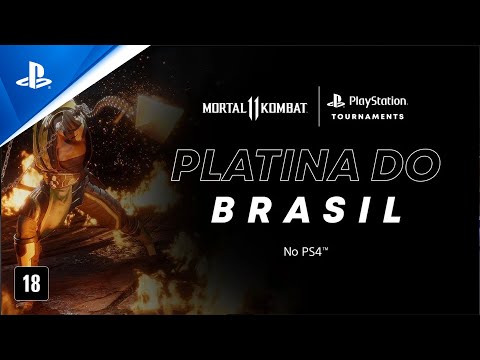 Centro de Competições + Platina do Brasil - Anúncio torneio Mortal Kombat 11 | PS4