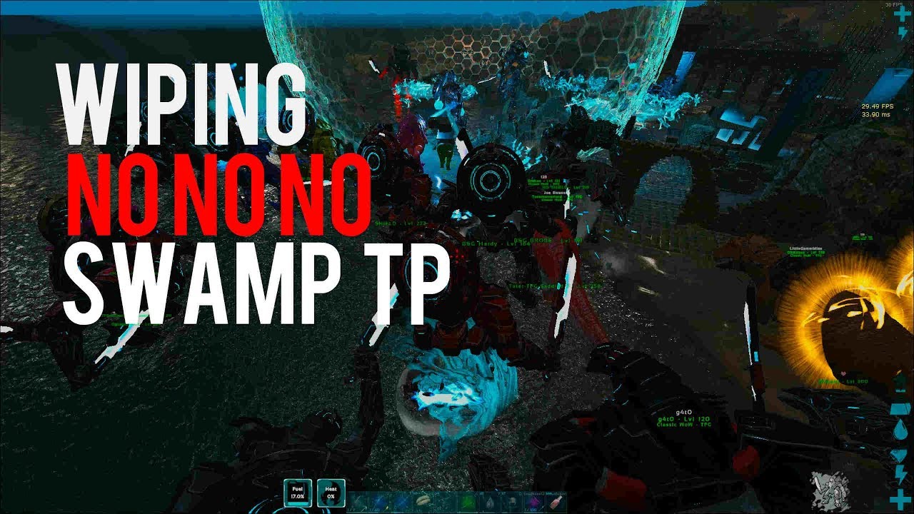 ARK OFFICIAL PVP -TPG,N1S,YSS- WIPING No No No SWAMP TP