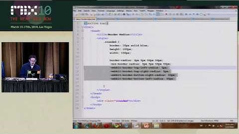 Microsoft MIX10 - HTML5: Cross-Browser Best Practices (1/4)