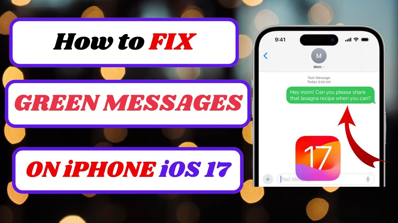 how to fix green messages on iphonewhy my messages green on iphone