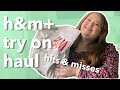 H&M+ PLUS SIZE TRY ON HAUL | some major hits and misses | summer co-ords, dresses, linens | 2021