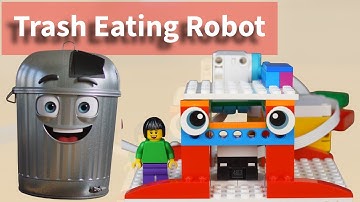 Build and Code a Trash-Eating Monster Robot (LEGO SPIKE Essential)