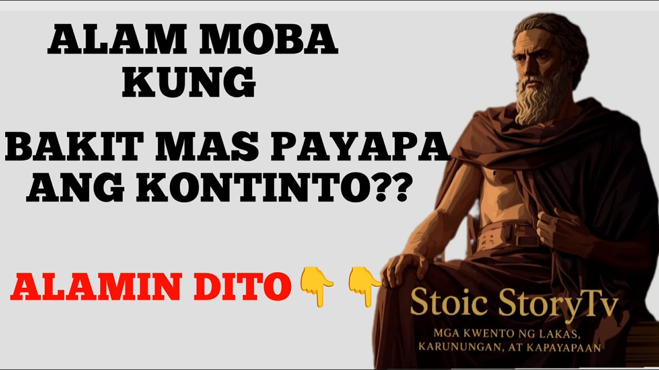BAKIT MAS PAYAPA ANG KONTINTO | topStoicStoryTv | topStoicPhilosophy