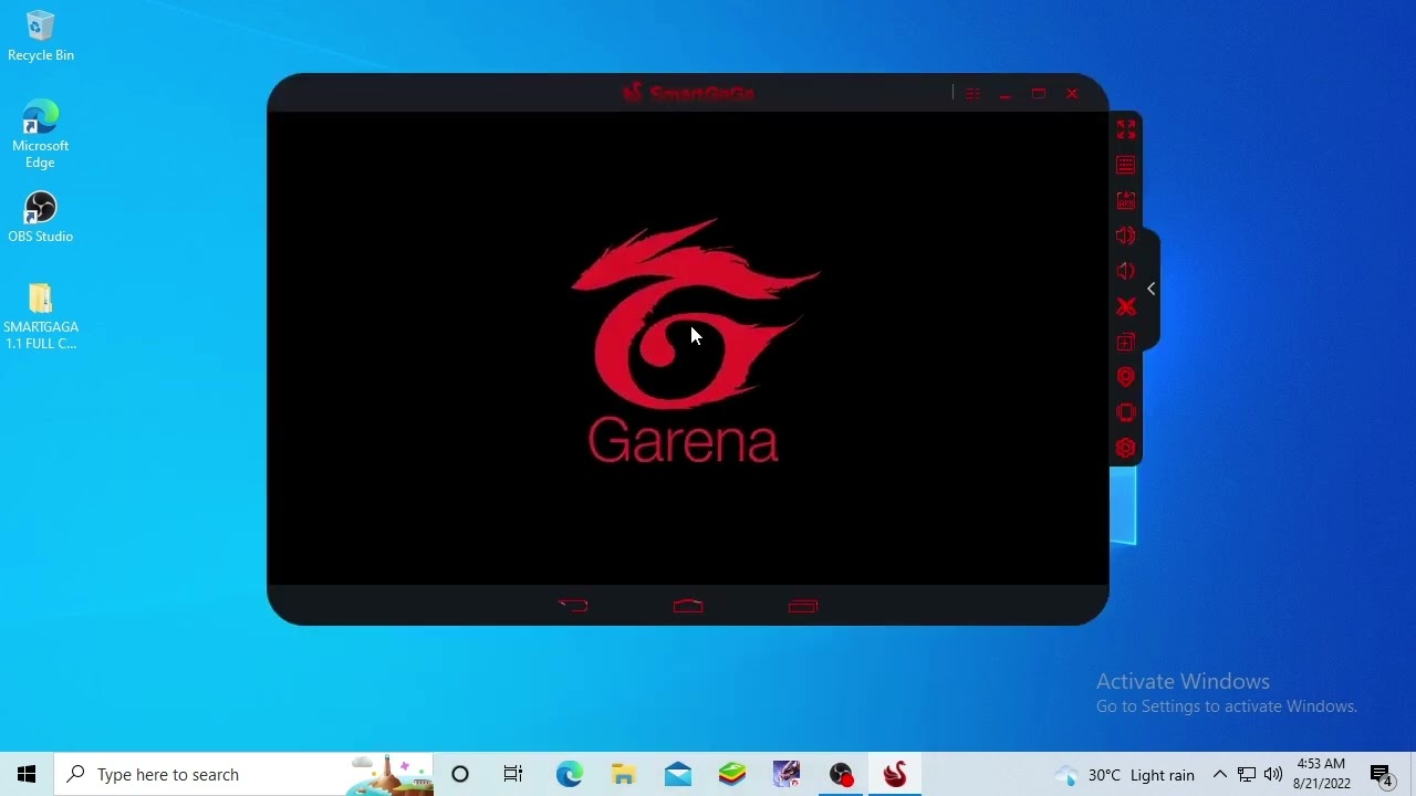 Smart gaga 1 1 free fire low end pc youtube