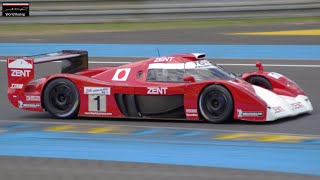 Toyota GT-One (TS020) Pure V8 Twin-Turbo Sound ! Le Mans Classic 2023