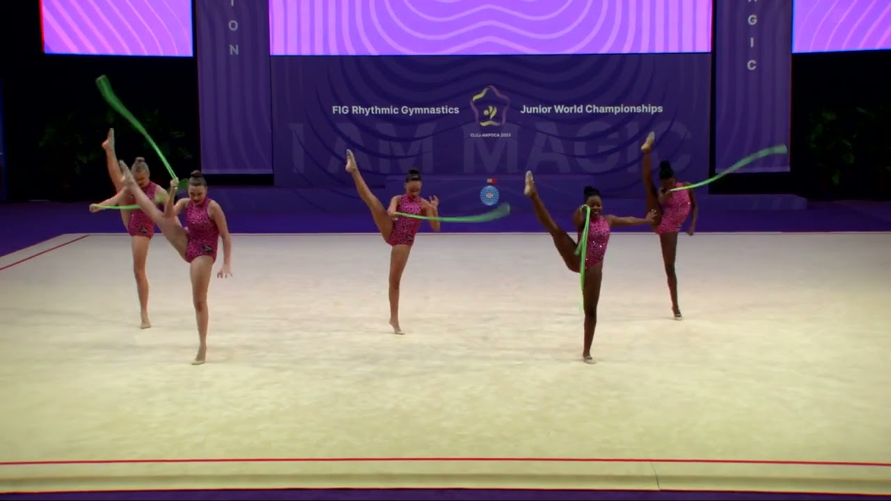 South Africa (RSA) - 2023 Rhythmic Junior Worlds Qualifications 5RO Group