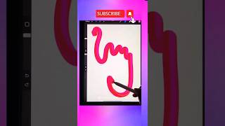 How to make 3D Brush in Procreate😱ASMR😱 #shorts