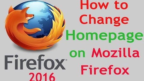 How to Change Homepage on Mozilla Firefox Browser | Easy and Fast Tip of 2017