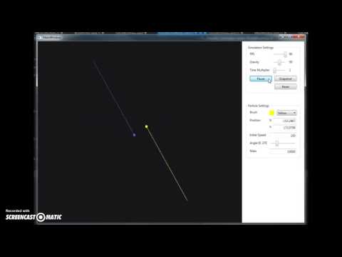 Gravity Simulation in C#