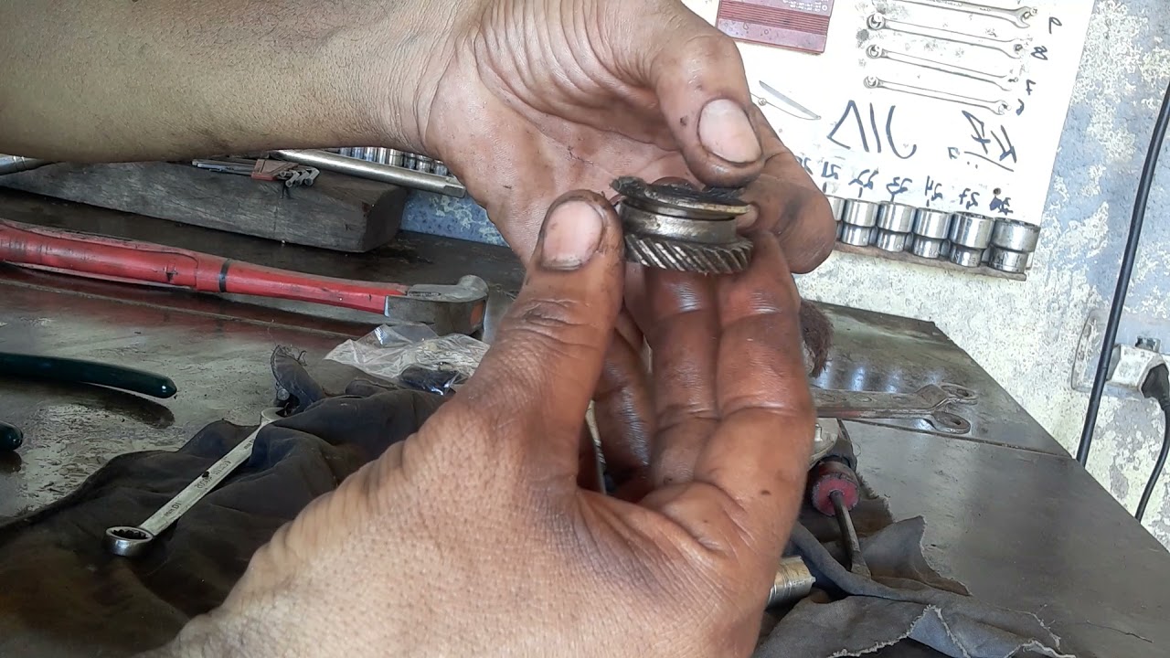 trocando engrenagem velocímetro factor 125 2011