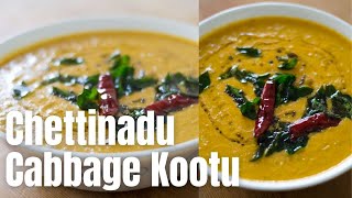 Chettinadu Cabbage Kootu Recipe