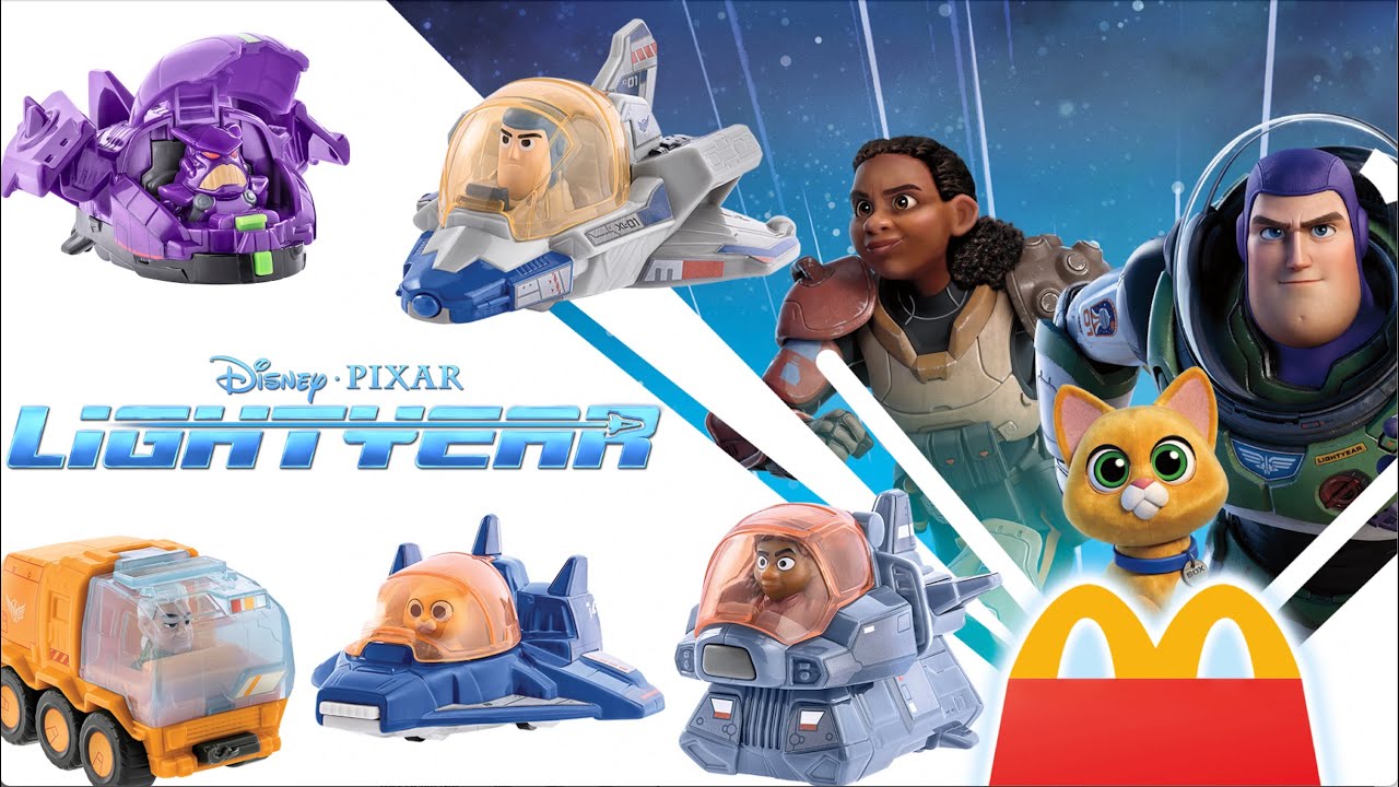 JUGUETES DE LIGHTYEAR en la Cajita Feliz de McDonald's Disney Pixar