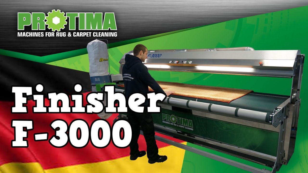 Teppichendvertigungmaschine Tornado F-3000 FINISHER DE