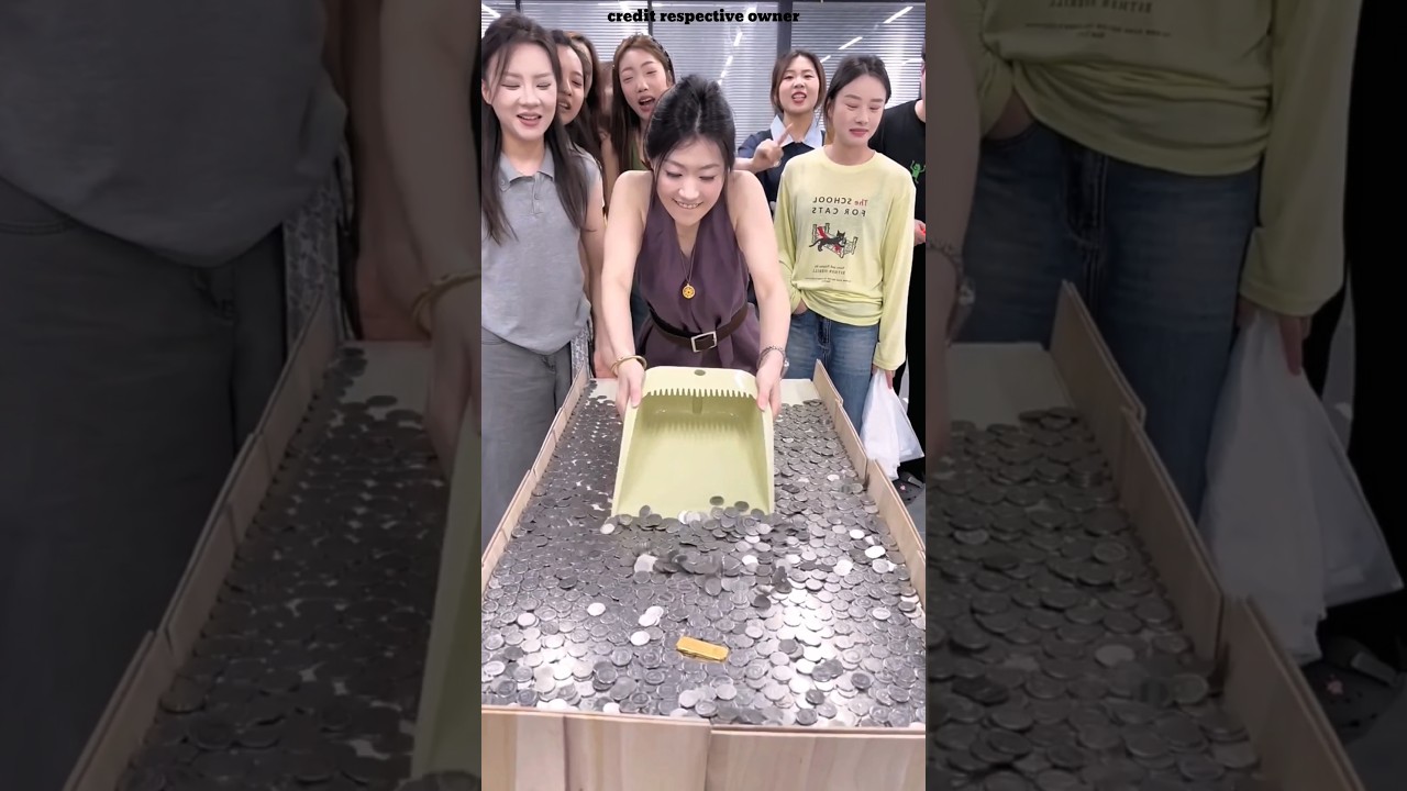 She Took ALL the Coins… and the Gold! 🪙 #shorts #shortsfeed