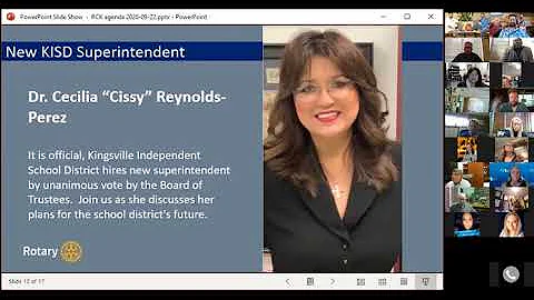 09/22/2020 - Dr. Cecilia Reynolds-Perez, New KISD ...