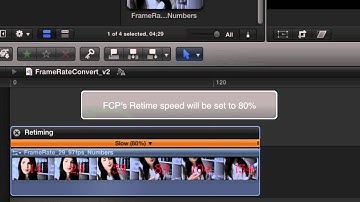 Frame Rate Conversions in Twixtor within FCP X