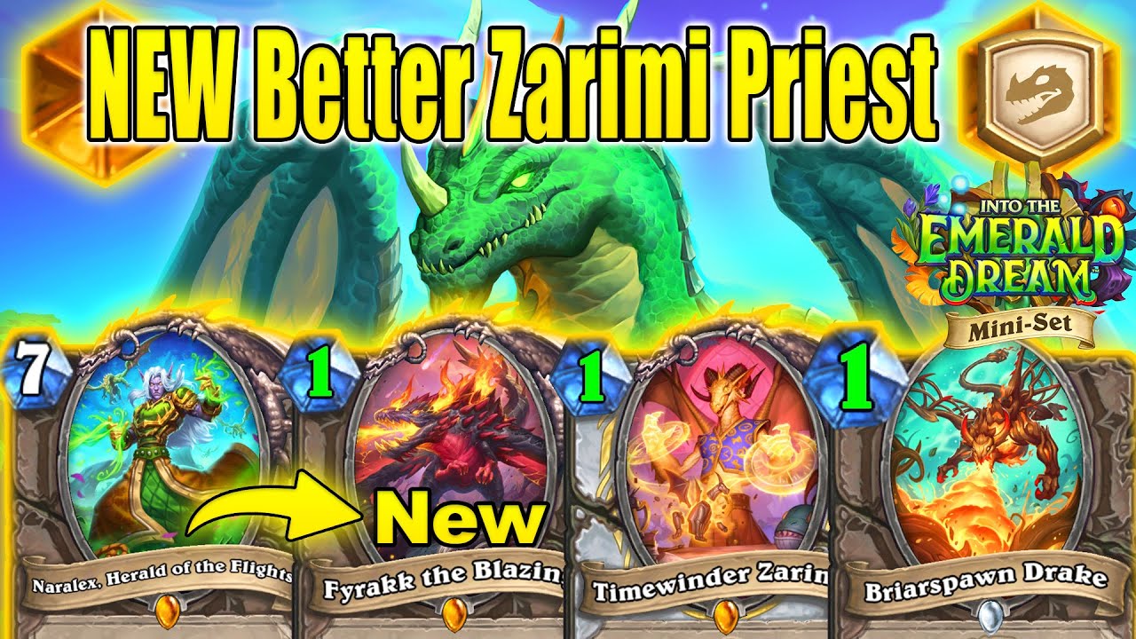 NEW Legendary Fyrakk With The Strongest Priest Deck Into the Emerald Dream Mini-Set | Hearthstone