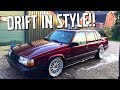 💯 VOLVO 940 DRIFT IN STYLE PREP!! HYDRO, STANCE, BUCKET SEATS 💯