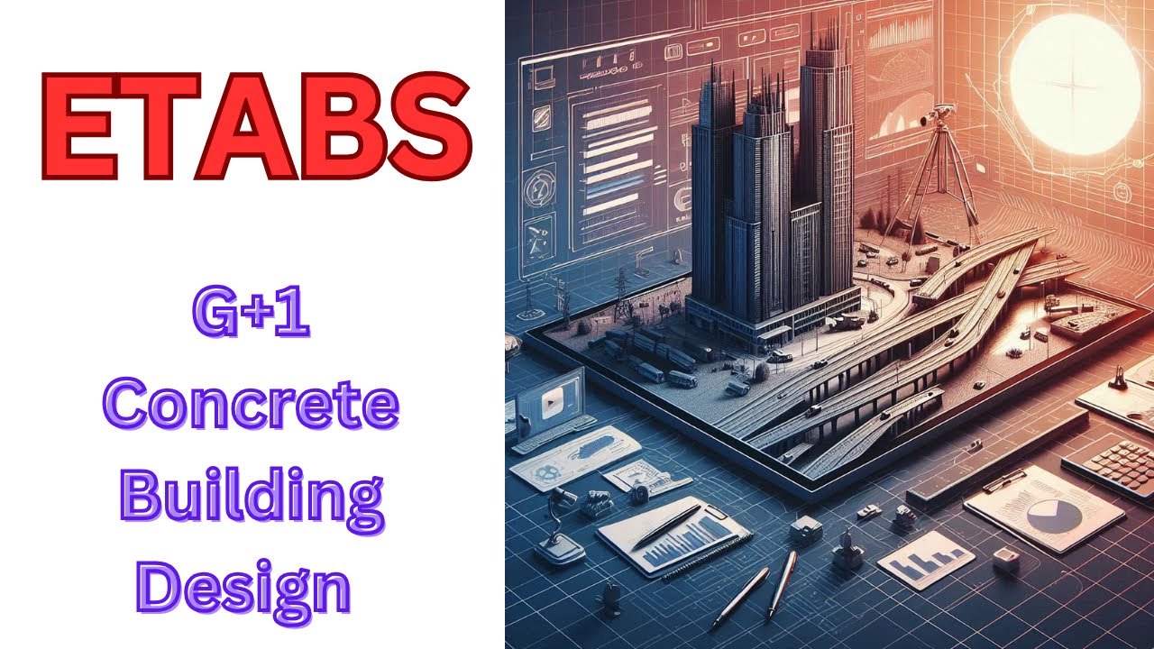 G+1 concrete building design in ETABS #etabs - YouTube