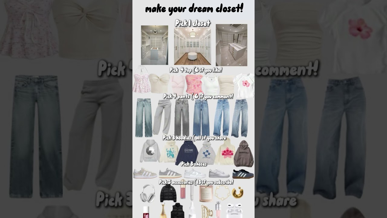 Make your dream closet! 👚✨ 