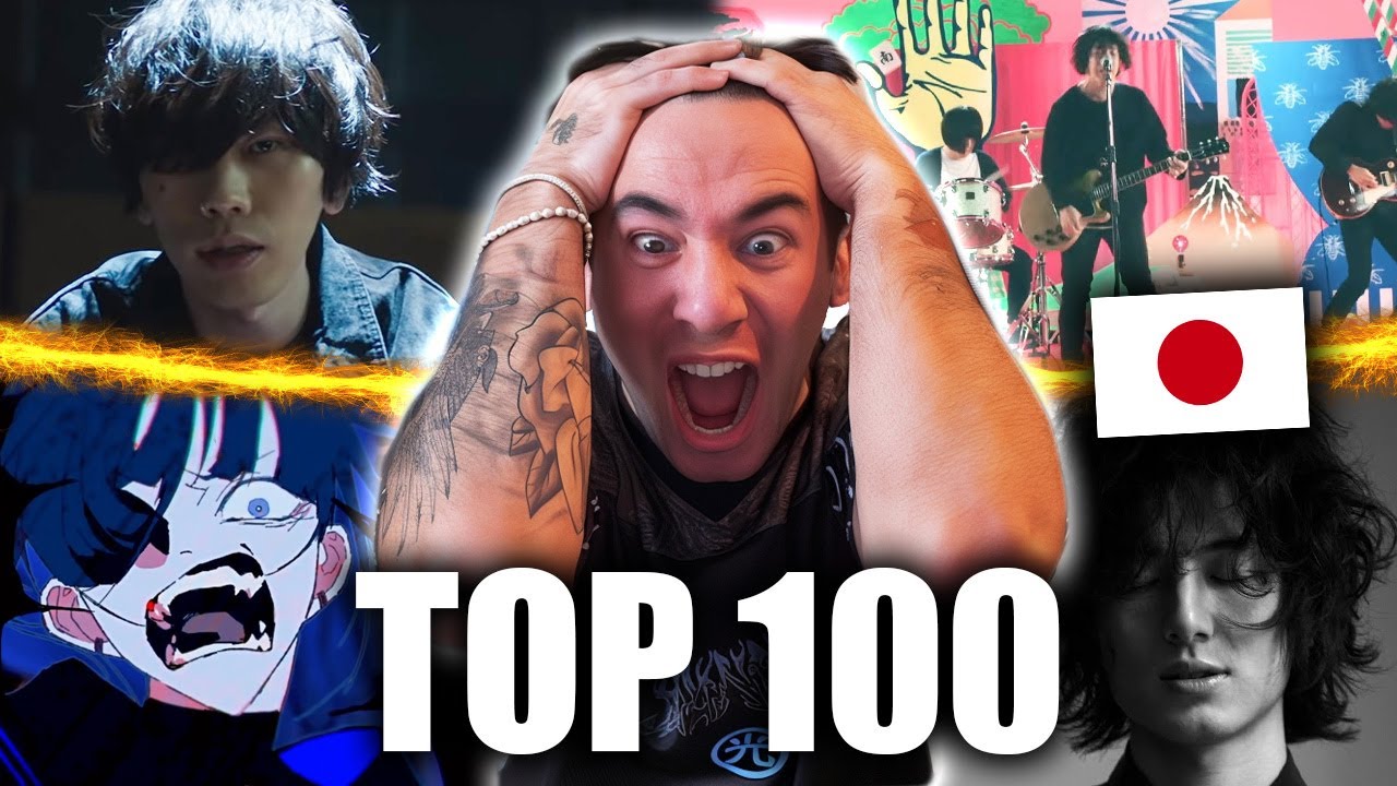Американская реакция на 100 самых прослушиваемых песен в Японии🔥