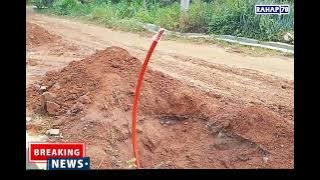 JALAN DESA PADANG HASIOR DOLOK SEMAKIN PARAH AKIBAT ADANYA PENGGALIAN KABEL TANAM MILIK TELKOM. 