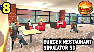 Burger 🍔 Station Simulator 3D. Add More Tables, Order, Serve Customers. iOS,Android Games.