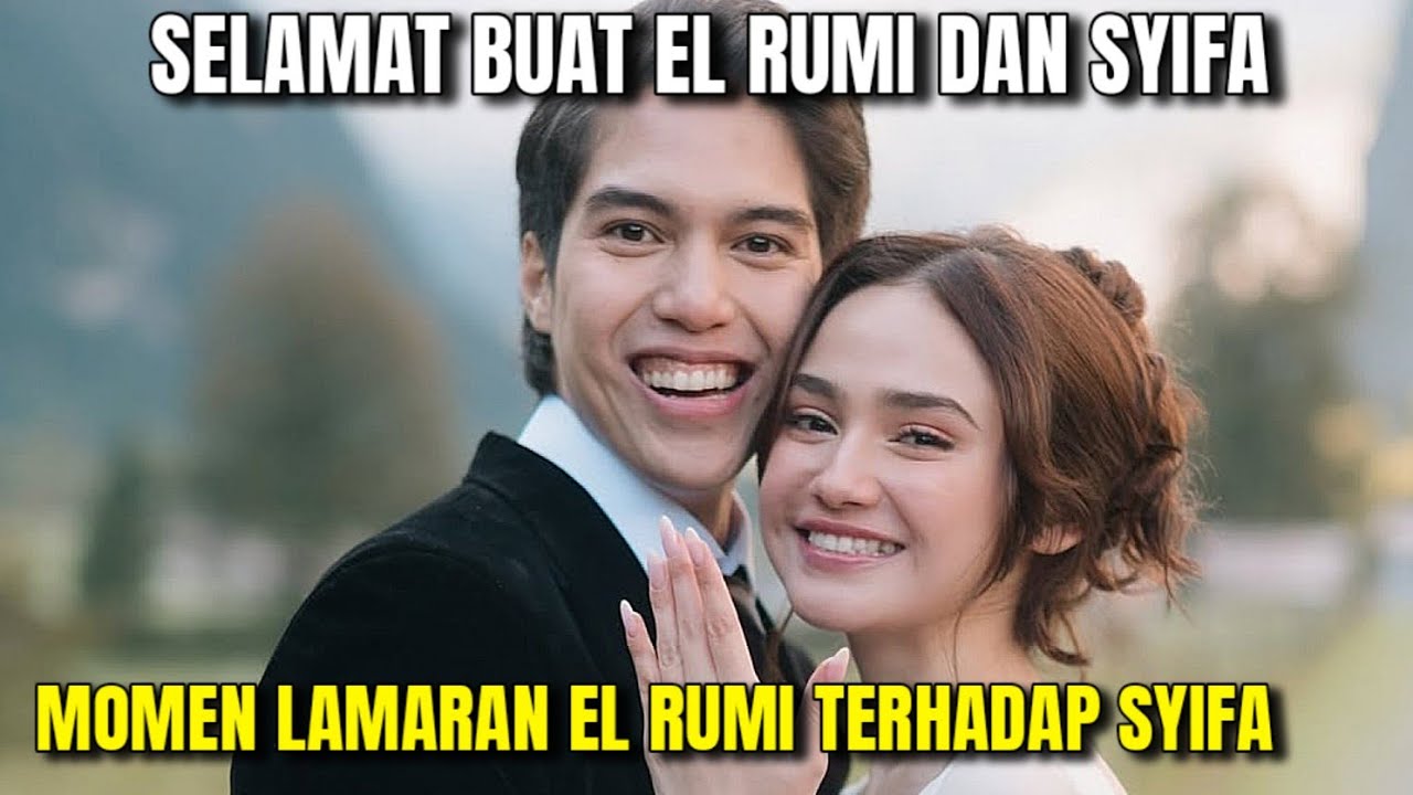 ♥️Романтика – момент, когда Эль Руми и Сийфа Хаджу сделали предложение в Швейцарии 