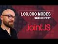 How performant is the JointJS diagramming library?