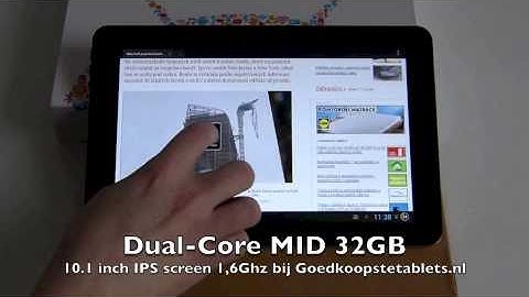 Dual-Core MID 10.1 inch 32gb