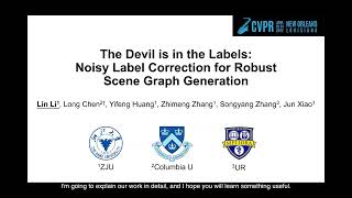 Celebrity The Devil Is in the Labels: Noisy Label Correction for Robust Scene Graph Generation | CVPR 2022 Profile