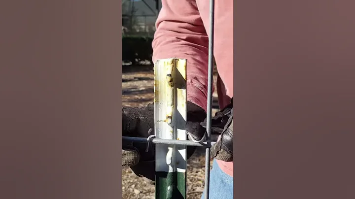 How to Install a T-Post Clip in 60 seconds #short