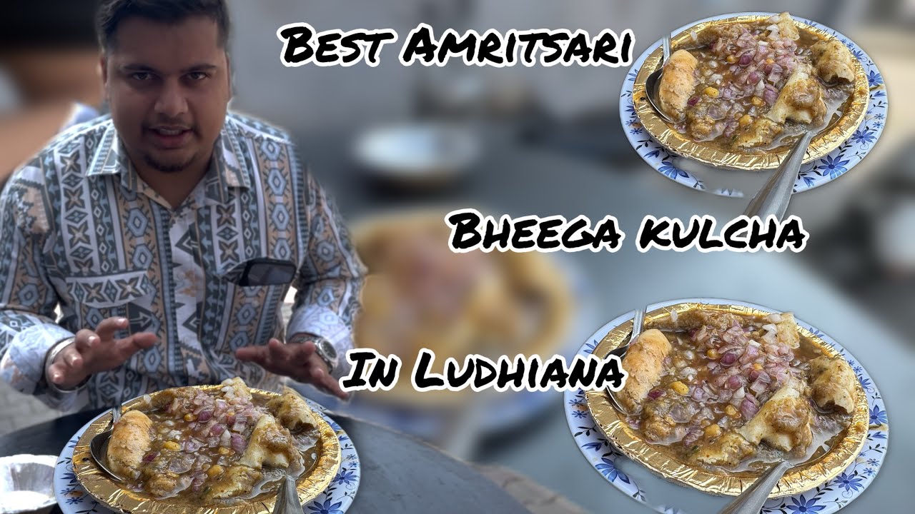 Day 23 Vlog🎥 || Famous Amritsari Bheega Kulcha In Ludhiana 😍 || Ludhiana Street Food❤️ || Food Vlog