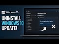 How To Uninstall Windows 10 Update ( 2025 ) - Step by Step