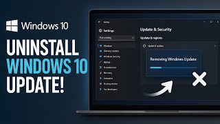 How To Uninstall Windows 10 Update - Step by Step