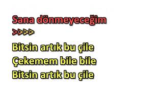 Bengü Artik Sevmeyecegim F