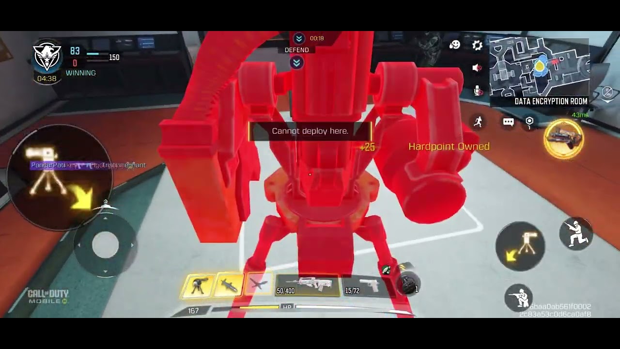 I played HardPoint Frequency on Call of Duty Mobile