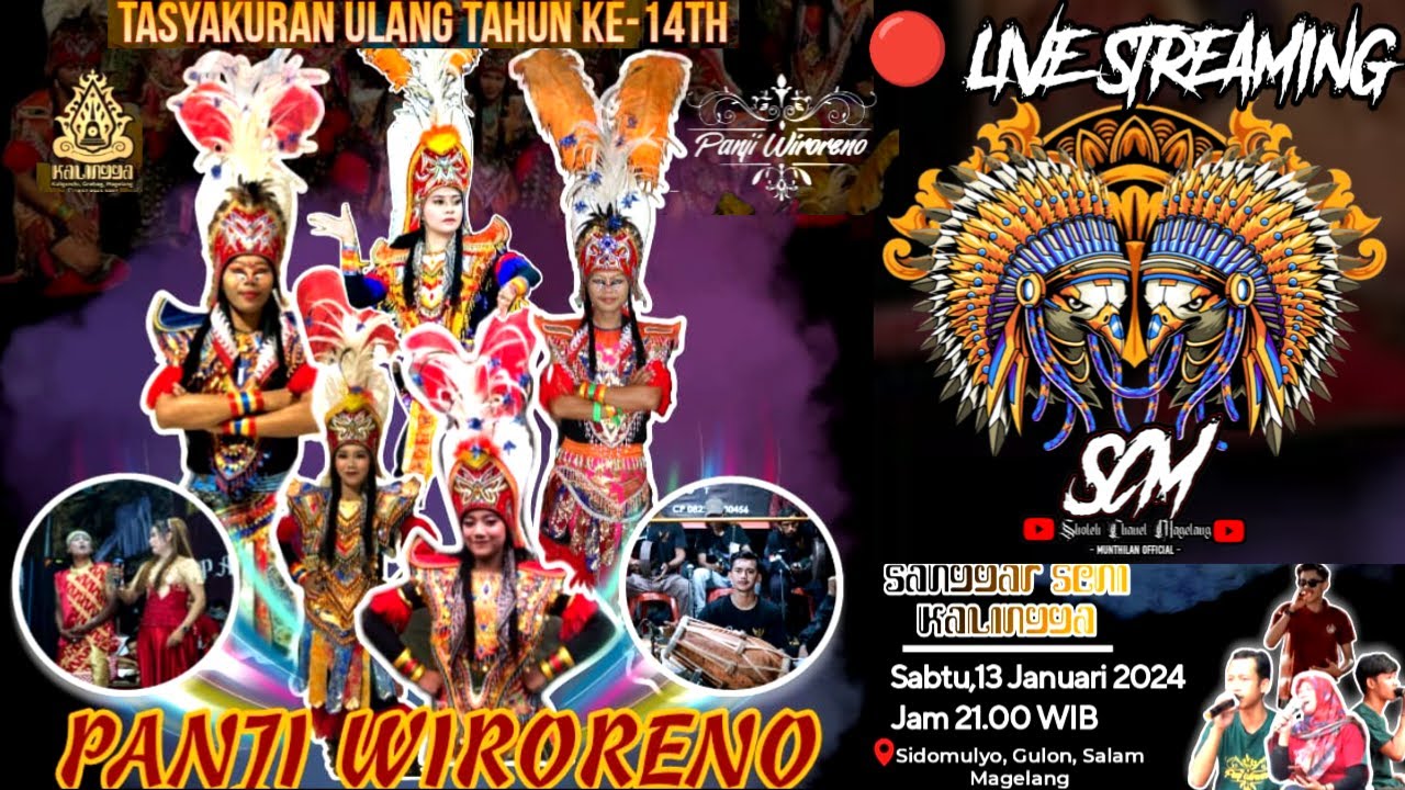 🔴LIVE STREAMING PANJI WIRORENO Feat SANGGAR SENI KALINGGA Live Sidomulyo Gulon Salam Magelang