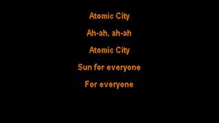 U2  - Atomic City - clay wood karaoke