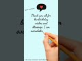 How To Write Thank You Messages For Birthday Wishes Shorts Thankyoumessage