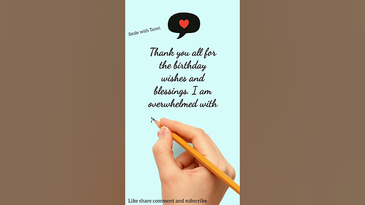 How to Write Thank You Messages for Birthday Wishes♥️ #shorts #thankyoumessage