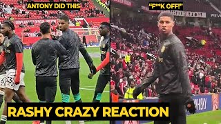 Antony calmed down Rashford after he was ANGRY from getting taunted by United fans | Man Utd News