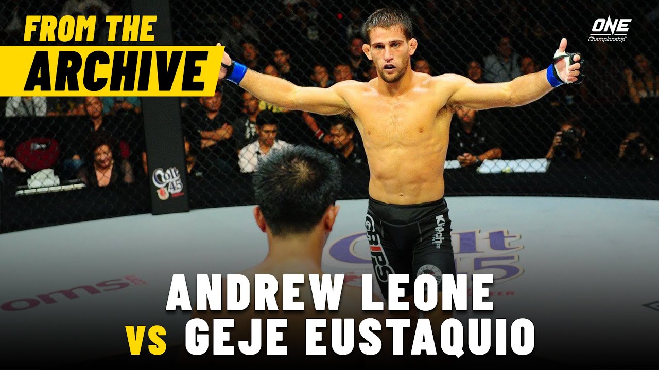 Andrew Leone vs. Geje Eustaquio | ONE Championship Full Fight | May 2013