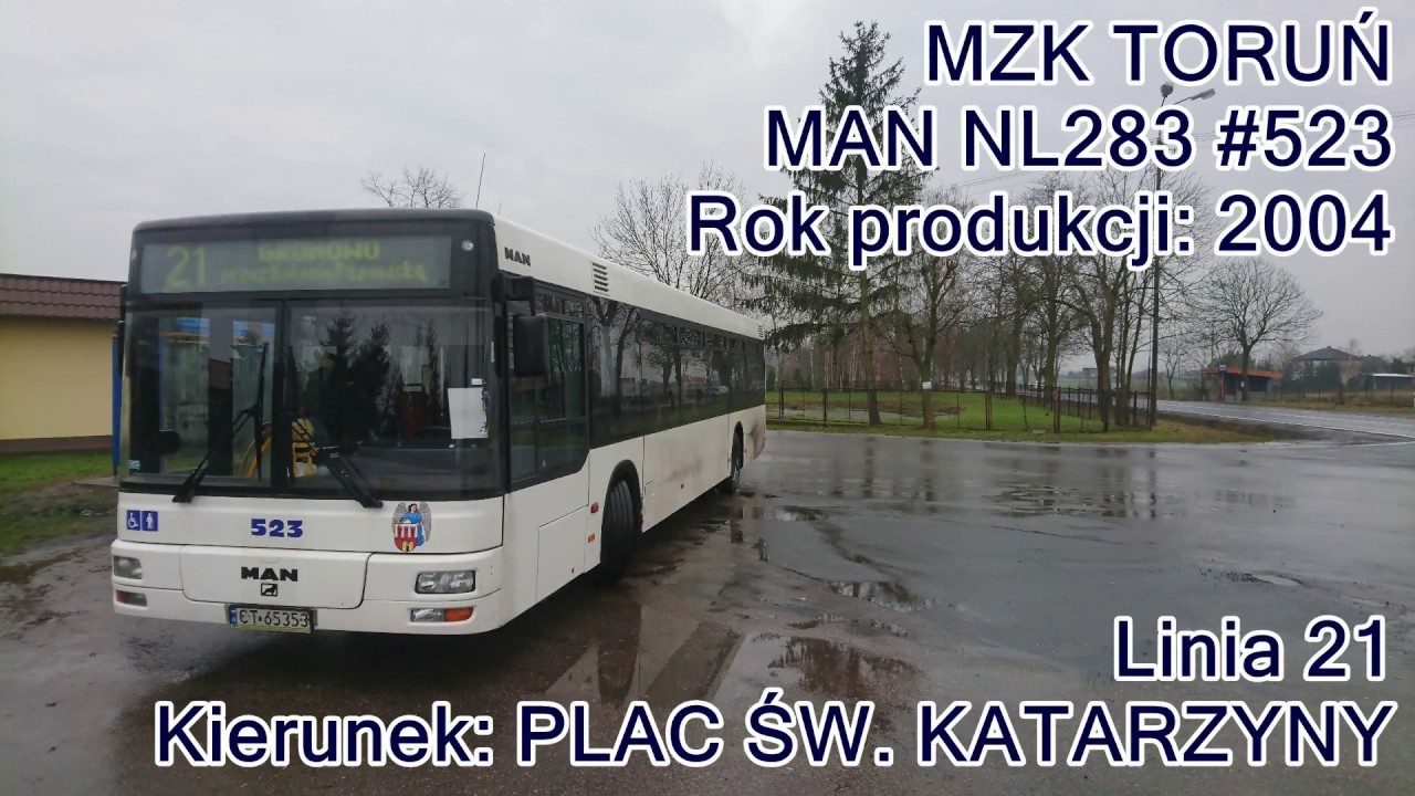 MZK Toruń - Linia 21, MAN NL283 #523