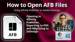 How to Open AFB Files (Affinity Publisher Document)